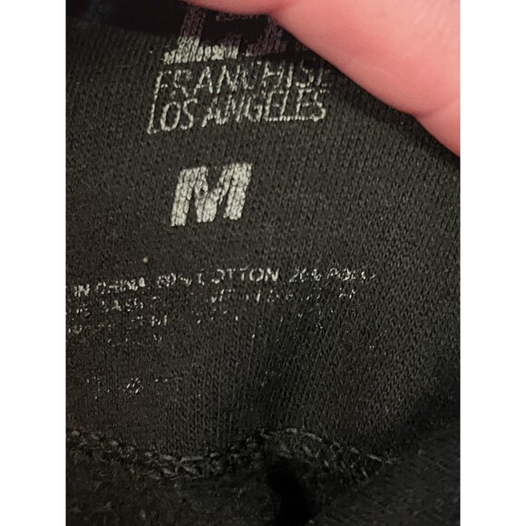 Franchise Los Angeles Hoodie Mens Medium Black Secure The Bag Graphic Pullover - Picture 6 of 6